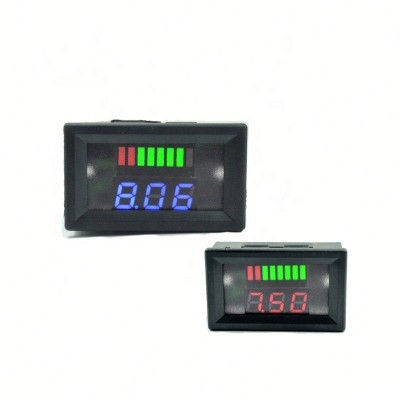 12V 48V  car battery charge gauge DC digital voltmeter automobile lithium battery